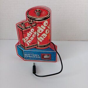 Vintage Radio Shack Micronta Battery Checker Tester 1.9 & 9V Batt - Tested